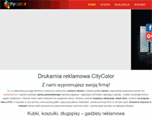 Tablet Screenshot of citycolor.pl